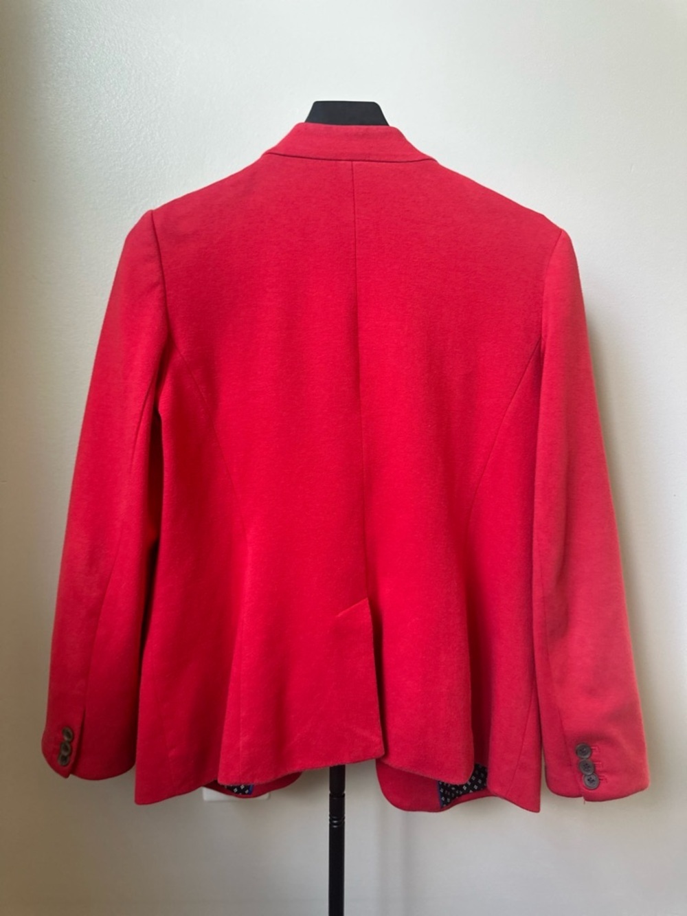 Talbots Red Single-Button Notch Blazer - Picture 11 of 14